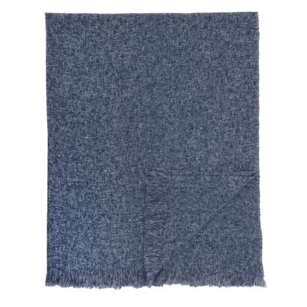 Kirklands Navy Beyond Soft Fringe Throw 65727987 Kirklands Navy Beyond Soft Fringe Throw 65727987 - Image 1